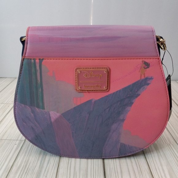 Loungefly Disney Pocahontas Colors of the Wind Crossbody Purse - Picture 6 of 10